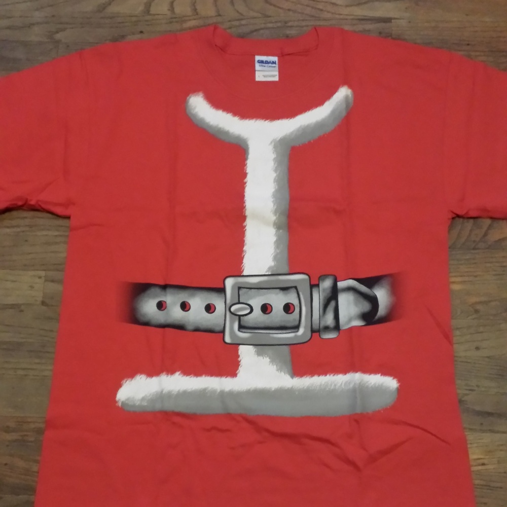 Santa Suit Shirt Men's Large